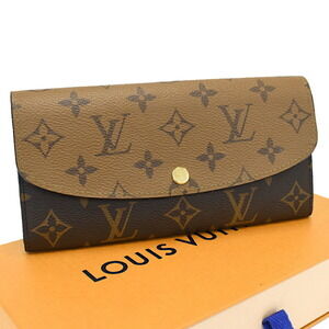 Louis Vuitton Portefeuille Wallet Emilie Long Monogram Reverse